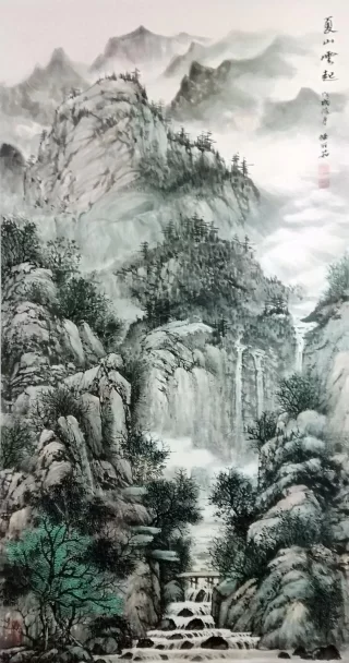 气韵壮阔 大气磅礴——任丽茹绘画作品欣赏(图6)
