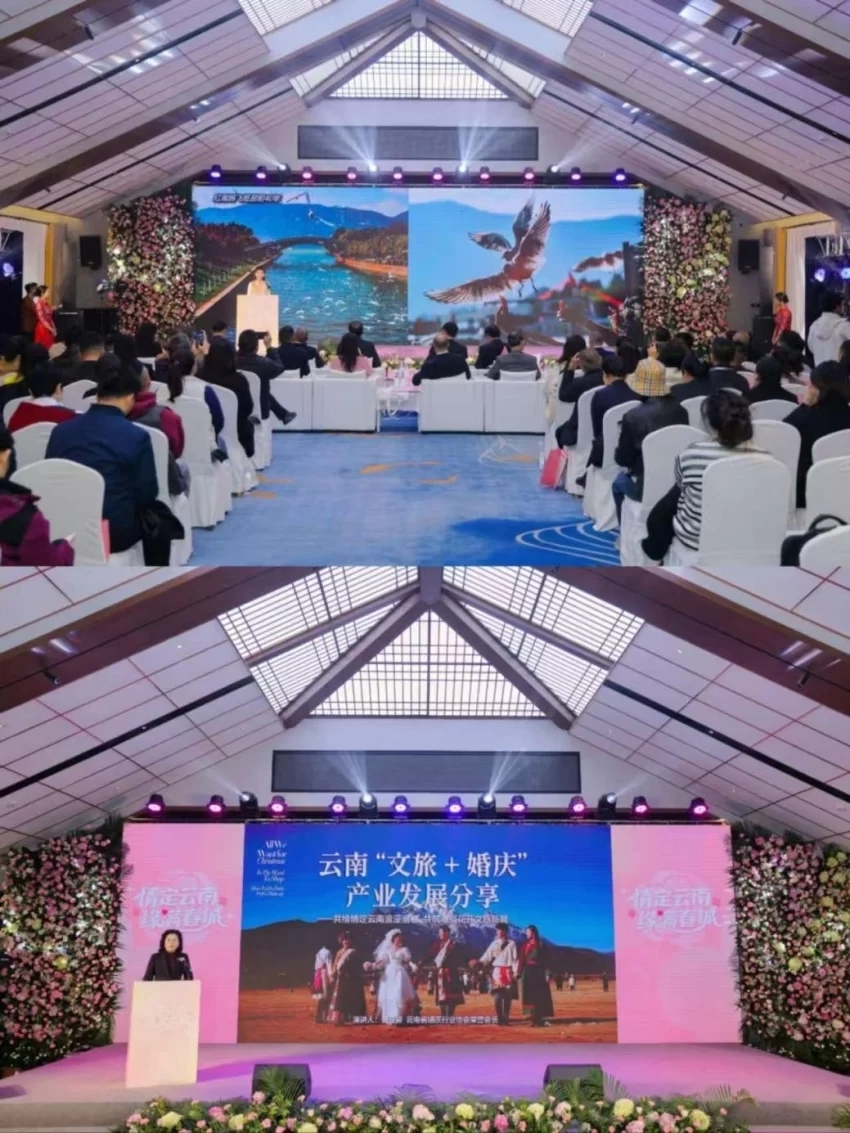 情定云南年度收官礼成昆明,缘满春城擘画婚旅产业前景(图3) 情定云南年度收官礼成昆明,缘满春城擘画婚旅产业前景(图3)