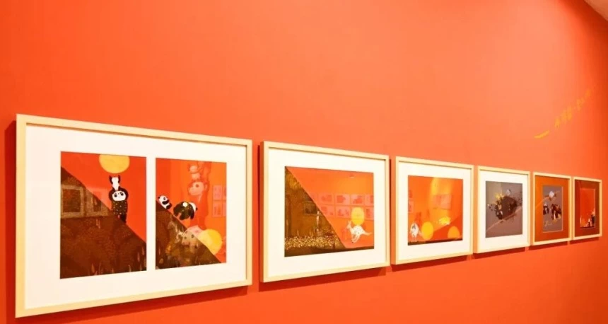 “万物自有角落——中国原创绘本展”正式启幕(图3) “万物自有角落——中国原创绘本展”正式启幕(图3)