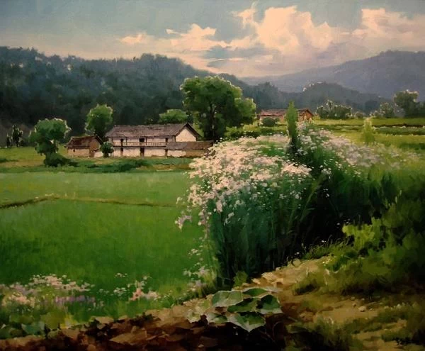 用画笔留住中国民俗文化的记忆——著名油画家闻世宏作品赏析(图2) 用画笔留住中国民俗文化的记忆——著名油画家闻世宏作品赏析(图2)