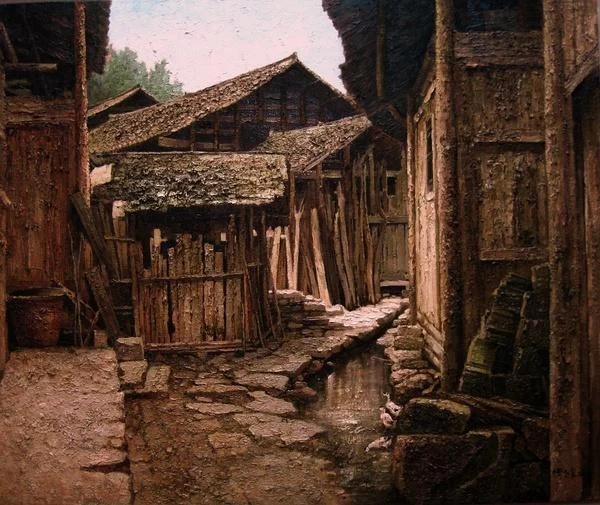 用画笔留住中国民俗文化的记忆——著名油画家闻世宏作品赏析(图6) 用画笔留住中国民俗文化的记忆——著名油画家闻世宏作品赏析(图6)