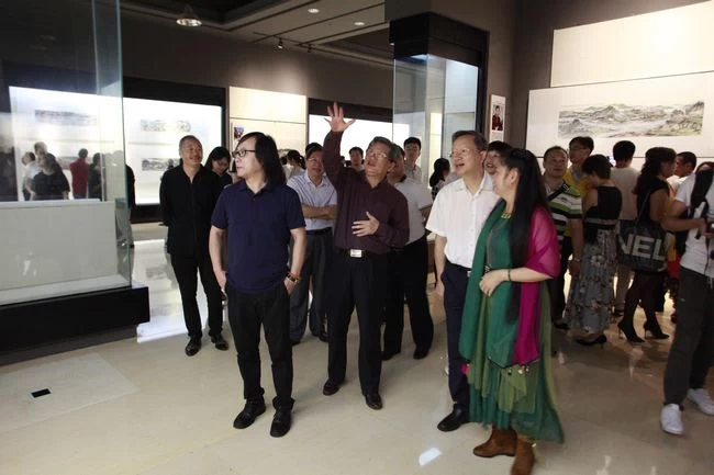 全国名家画惠州山水作品展在广东惠州市博物馆开展(图3)