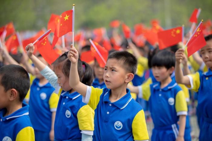 当少年遇上经典——北京顺义马坡镇举办世界读书日主题活动(图1)