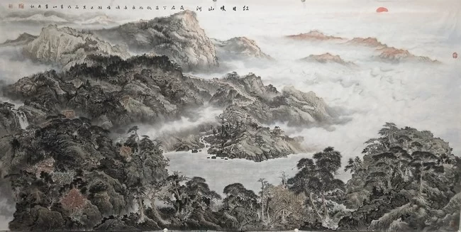 书痴者文必工,艺痴者技必良——观卜玺山壁画《穹窿胜景图》(图3) 书痴者文必工,艺痴者技必良——观卜玺山壁画《穹窿胜景图》(图3)