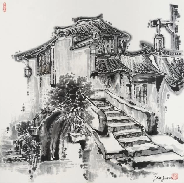 笔意纵横抒神韵——徐建新绘画作品欣赏(图3) 笔意纵横抒神韵——徐建新绘画作品欣赏(图3)