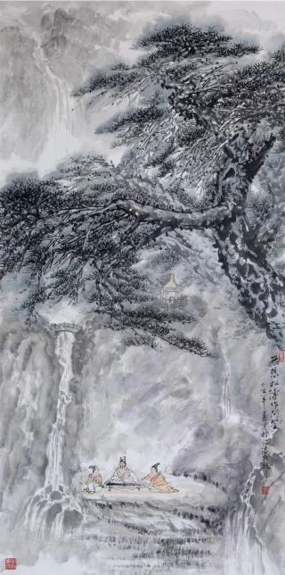 山川古韵展新貌——郑毓宁绘画作品欣赏(图5) 山川古韵展新貌——郑毓宁绘画作品欣赏(图5)