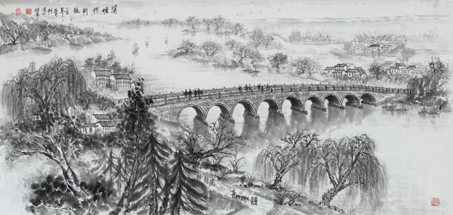 山川古韵展新貌——郑毓宁绘画作品欣赏(图3) 山川古韵展新貌——郑毓宁绘画作品欣赏(图3)