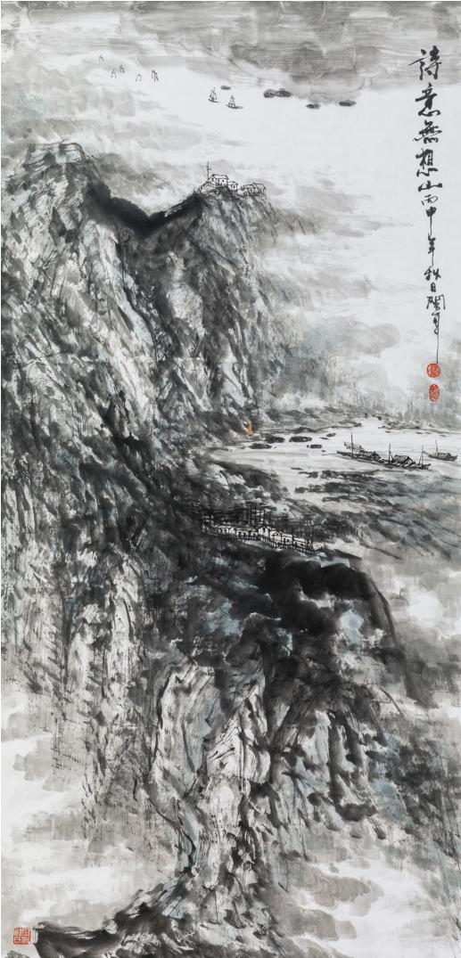 山川古韵展新貌——郑毓宁绘画作品欣赏(图6)