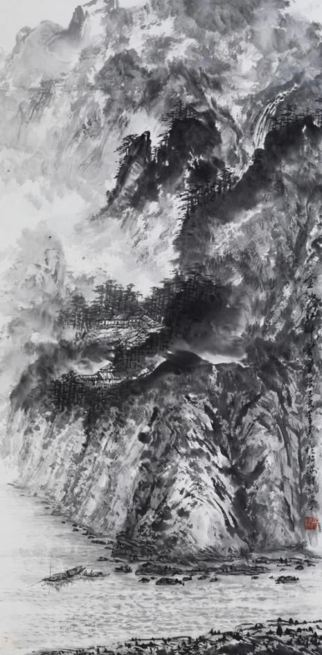 山川古韵展新貌——郑毓宁绘画作品欣赏(图8) 山川古韵展新貌——郑毓宁绘画作品欣赏(图8)