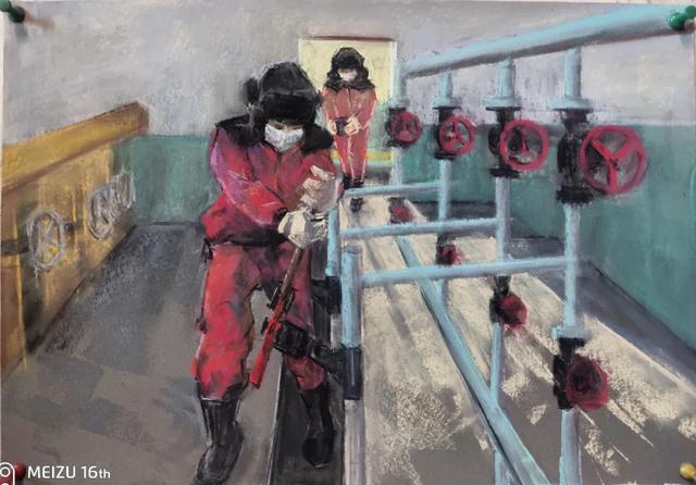 众志成城 抗击疫情丨中国美术家协会民族美术艺术委员会新疆美术家协会主题创作作品（十五）(图41)