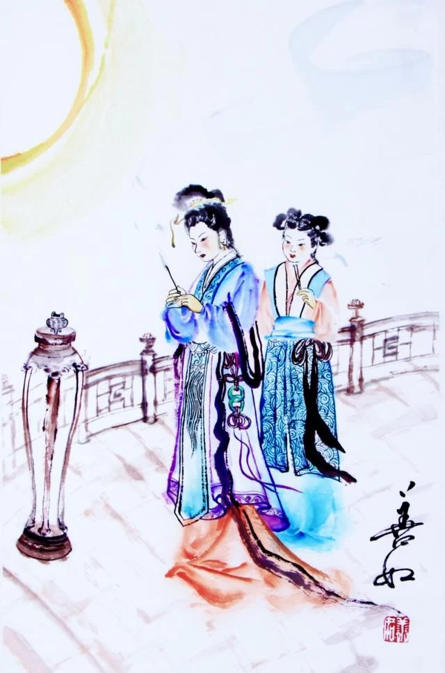 墨彩传情绘神韵——王晓燕绘画作品欣赏(图5) 墨彩传情绘神韵——王晓燕绘画作品欣赏(图5)