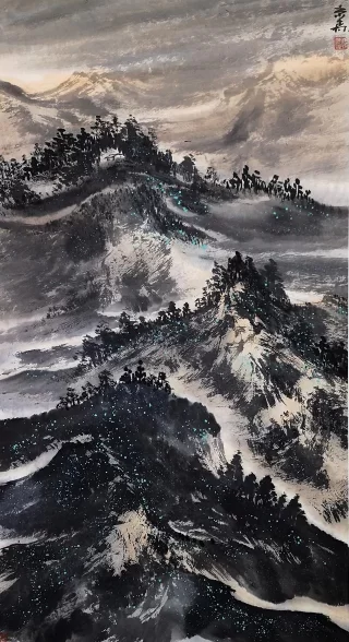 气韵生动,墨韵人生——韩景森绘画作品欣赏(图4) 气韵生动,墨韵人生——韩景森绘画作品欣赏(图4)