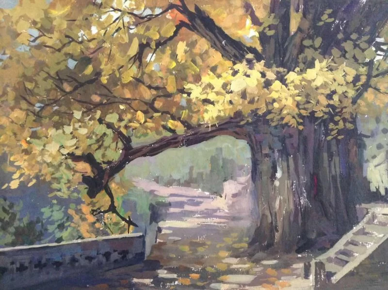 心境融山水 泼墨绘人生(图4) 心境融山水 泼墨绘人生(图4)