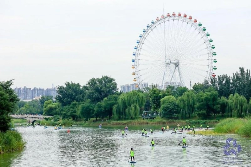 2022紫金杯北京青少年桨板公开赛在北京龙潭中湖公园开赛
