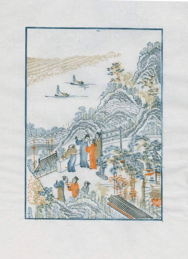 中国国家版本馆收藏杭州十竹斋水印木刻版画仪式在中央总馆文华堂举行(图11)