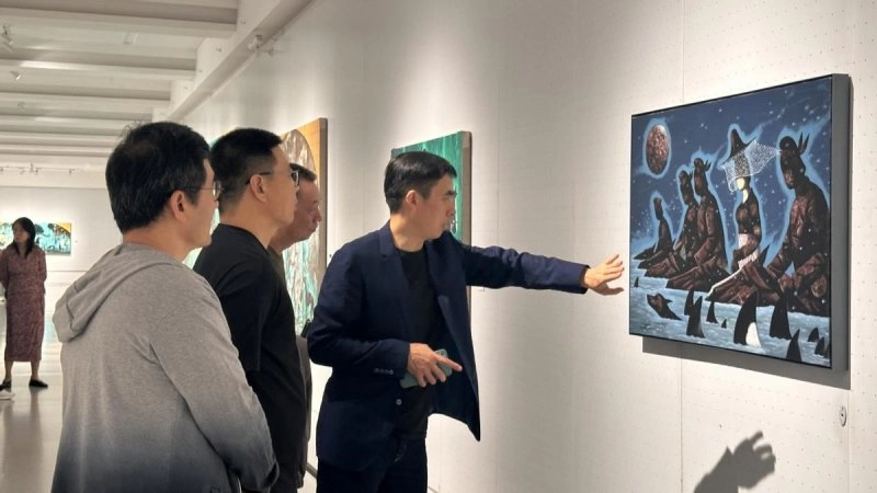 唐风·向度——徐松波油画展在山西摩诘美术馆开展(图1)