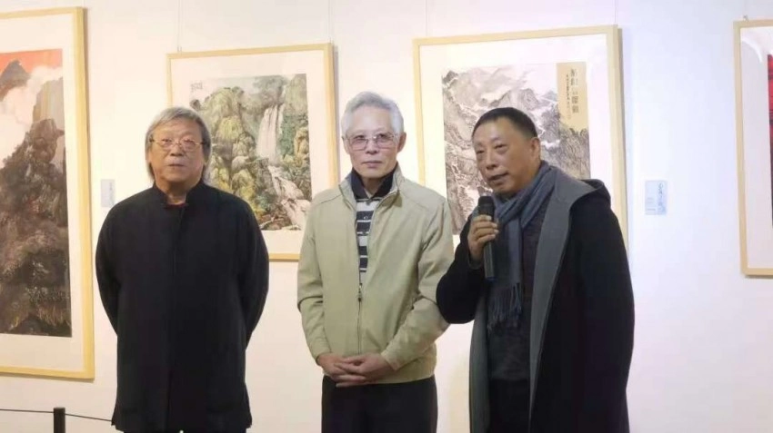 北京紫竹院 |“心筑江山——徐胜利、赵青仲、陈溪峋山水画展”(图3)
