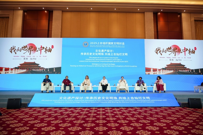 贾玮亮相上合组织国家文明对话 诠释北京中轴线文化价值(图2)