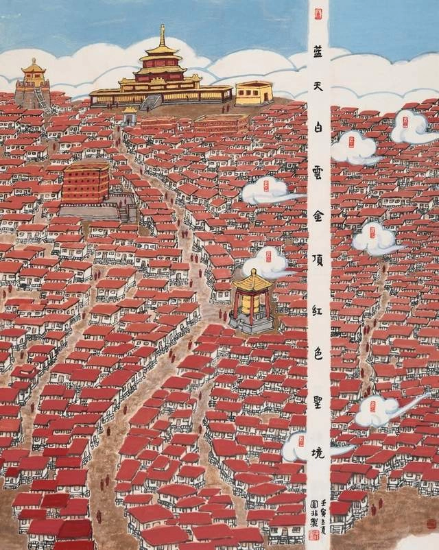 钟情山水笔耕不辍——《回望·潘非山水画展》在北京工业大学举办(图4)