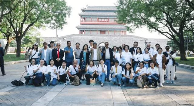 人类命运共同体国际智库论坛嘉宾开启北京中轴线文化体验之旅(图9)