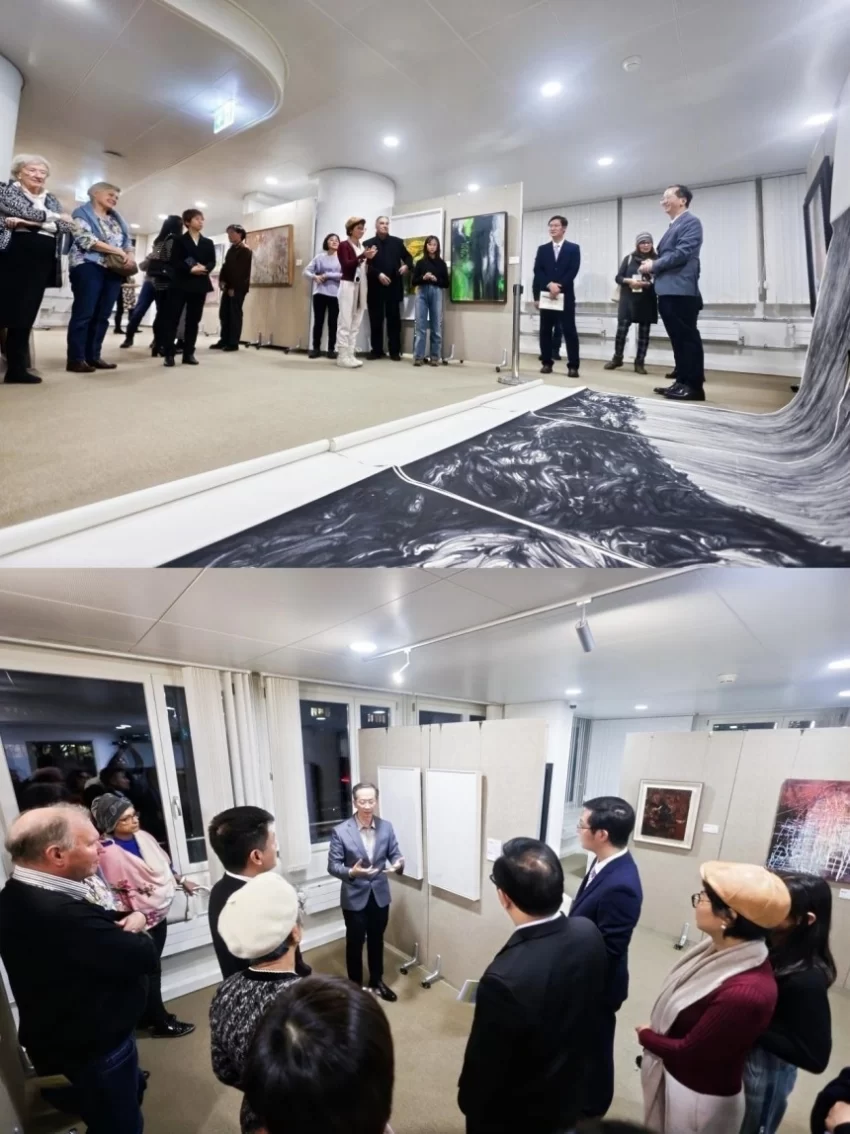 千年纸艺 华章启幕——中国当代纸本艺术国际巡展亮相瑞士伯尔尼(图5) 千年纸艺 华章启幕——中国当代纸本艺术国际巡展亮相瑞士伯尔尼(图5)