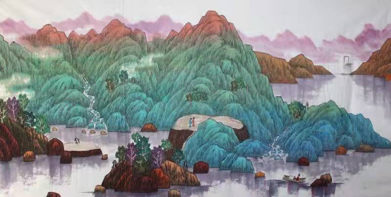 观色彩世界，绘色彩人生——著名画家陈宝元开拓色彩山水(图3)