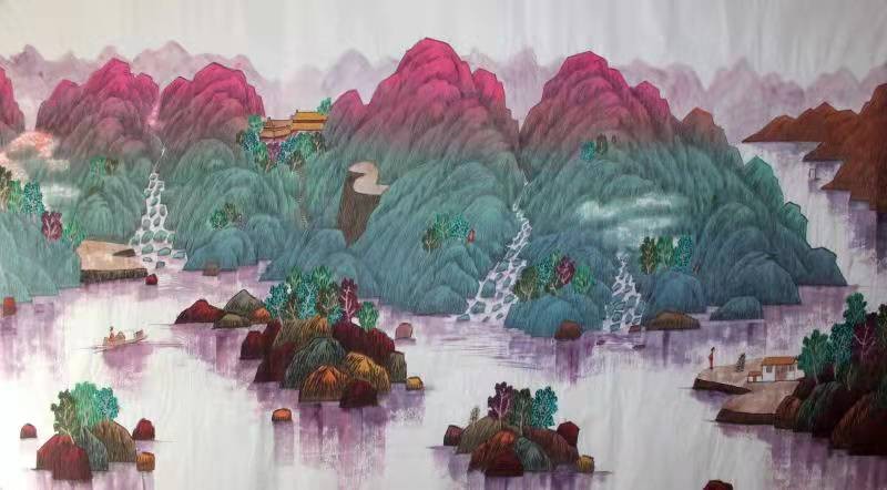 观色彩世界，绘色彩人生——著名画家陈宝元开拓色彩山水(图5)