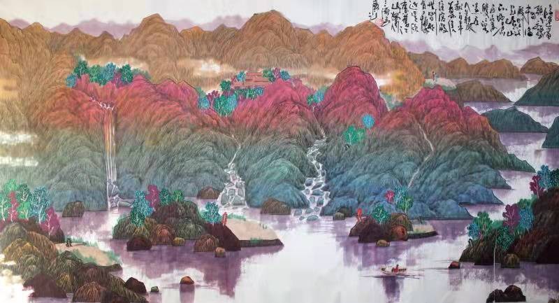 观色彩世界，绘色彩人生——著名画家陈宝元开拓色彩山水(图7)